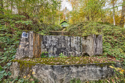 Gemeinde Obernzell Landkreis Passau Erlau Wasserwerk Erlautal Herbst (Dirschl Johann) Deutschland PA